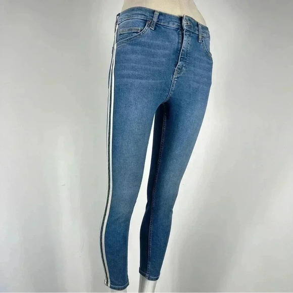 💕Topshop Jamie skinny jeans  28x25 - Picture 1 of 11